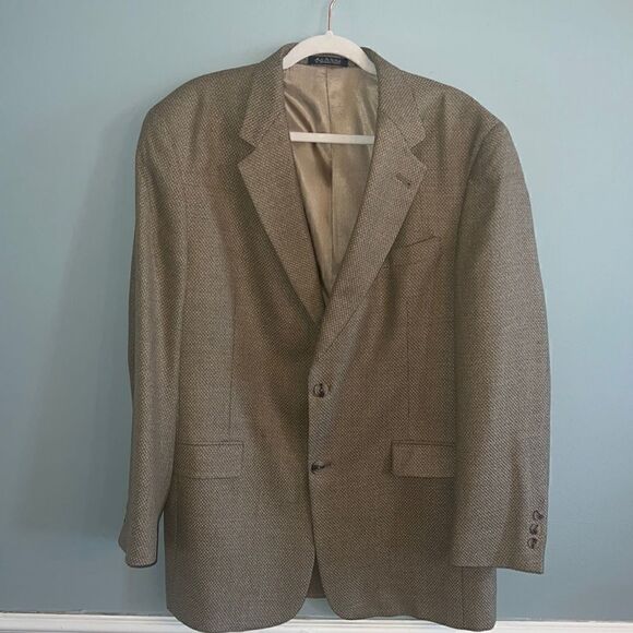 Men’s Wool Blend 42R Vintage Tweed Blazer Austin Reed Dillard’s Made in the USA - Picture 13 of 16